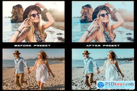 Summer Vibes Photo Effects Presets Mobile & PC