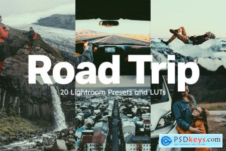 20 Road Trip Lightroom Presets and LUTs