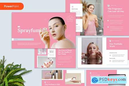 Sprayfume - Perfume & Cosmetic PowerPoint