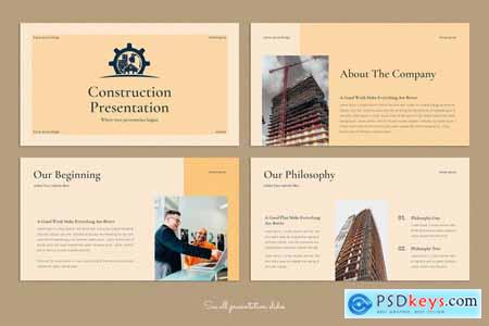 Construction PowerPoint Presentation Template