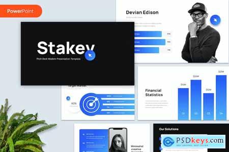 Stakev - Pitch Deck Modern PowerPoint