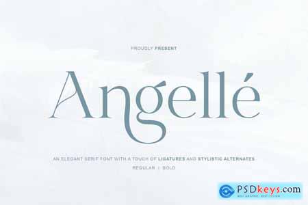 Angelle Serif Font