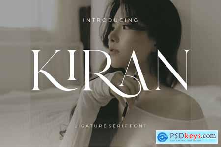 kiran ligature serif font