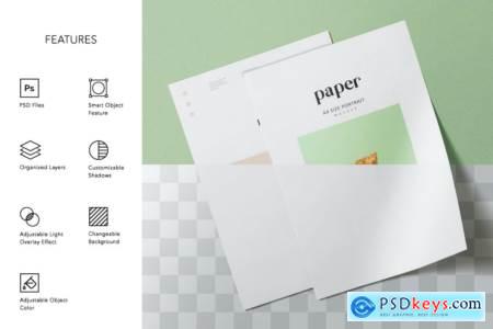 A4 Stationery Paper Mockups