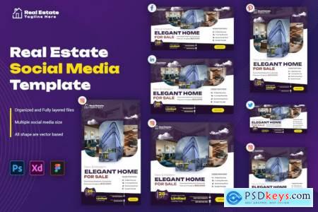 Real Estate Social Media Post Banners