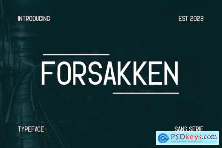 Forsakken Font