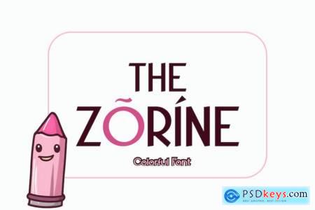 The Zorine Font