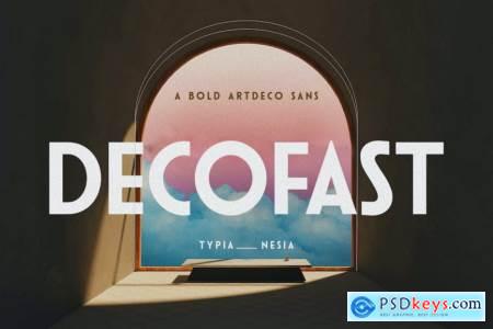 Decofast - Vintage Art Deco Sans Serif Font