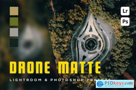 6 Drone Matte Lightroom and Photoshop Presets