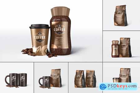 Coffee Packaging Mockup Set