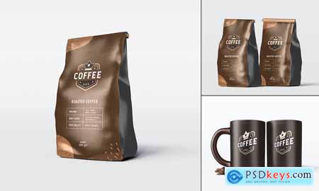 Coffee Packaging Mockup Set