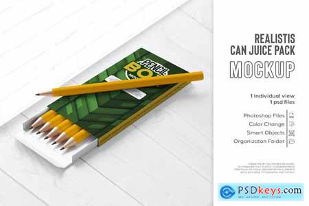 Pencil Box Mockup