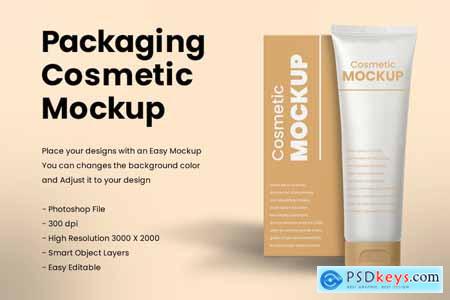 Cosmetic Product Packaging Mockup