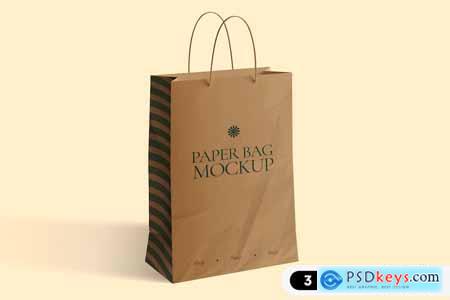 Brown Paper Bag Mockup