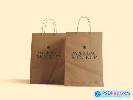 Brown Paper Bag Mockup