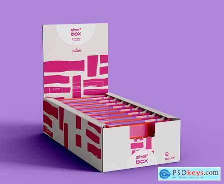 Shelf Box Packaging Mockup CQCVTW3