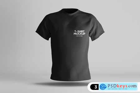 Black Tshirt Mockup