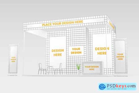 Exhibition & Trade Show Booth Mockup