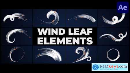 Wind Leaf Elements After Effects 46207478