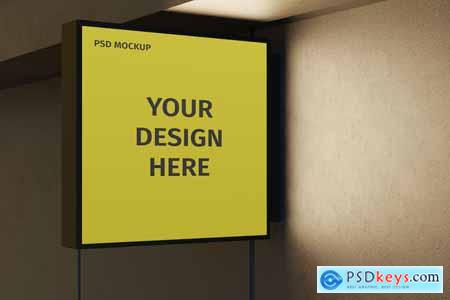 Signboard mockup