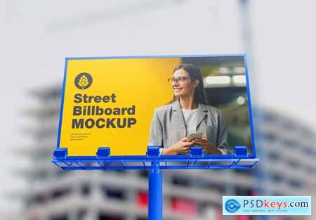 Outdoor Billboard Scene Mockup