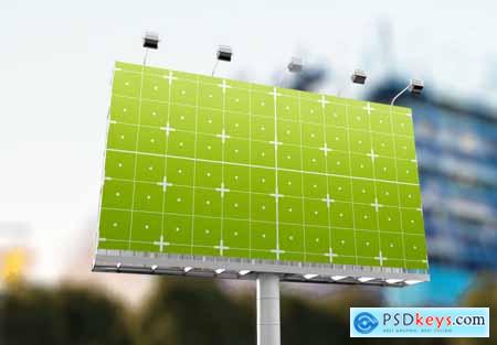 Outdoor Billboard Scene Mockup