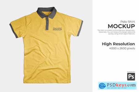 PSD Polo Shirt Mockup
