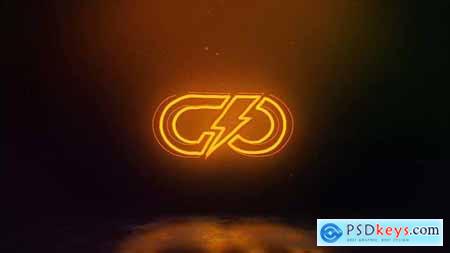 Neon Glitch Logo 46268086