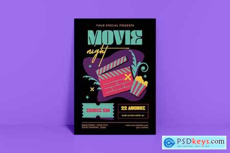 Movie Night Flyer 2YC72T2