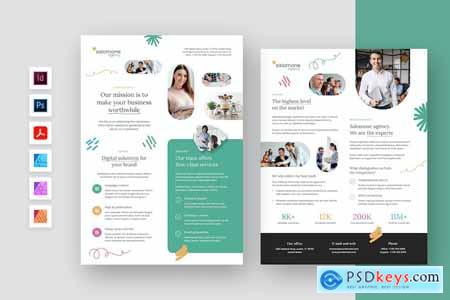 Marketing Agency Flyer Template