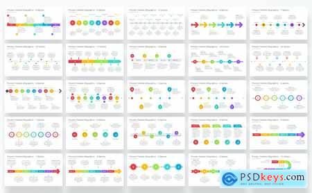 Process Timeline Infographics PowerPoint Templates