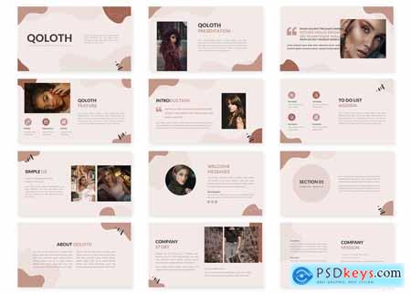 Qoloth - Lookbook Powerpoint Template