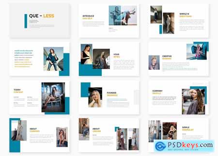 Que-less - Lookbook Powerpoint Template