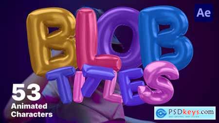 Animated Blob Letters 46300920