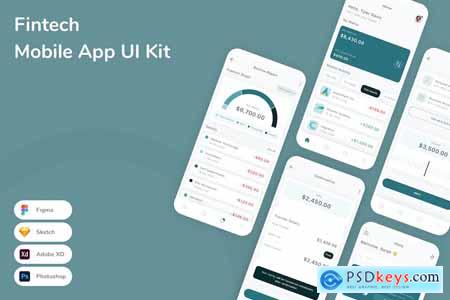 Fintech Mobile App UI Kit