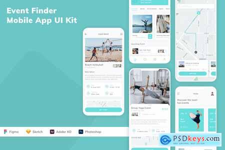 Event Finder Mobile App UI Kit