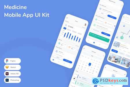 Medicine Mobile App UI Kit