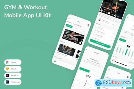 GYM & Workout Mobile App UI Kit