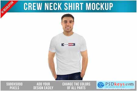 Crew Neck Shirt Mockup