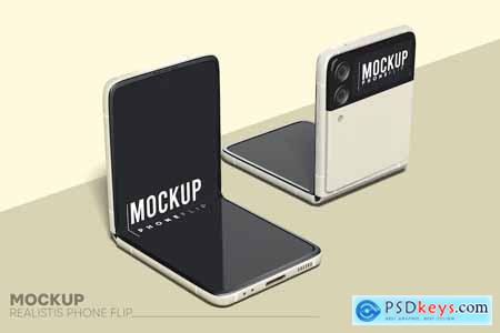 Phone Galaxy Z Flip Mockup
