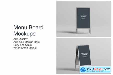 Menu Board Mockup