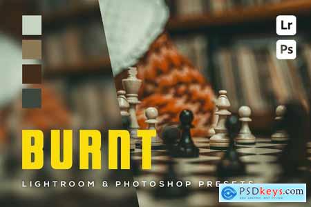 6 Burnt Lightroom and Photoshop Presets