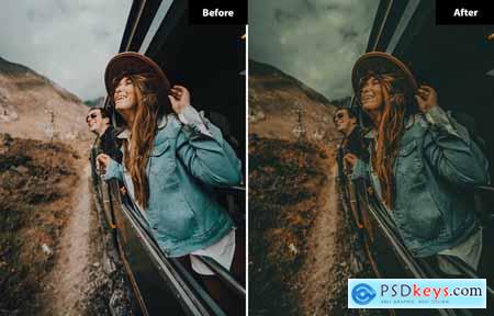 6 Light and Brown Lightroom and Photoshop Presets