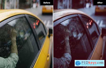 6 Black Rain Lightroom and Photoshop Presets