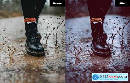 6 Black Rain Lightroom and Photoshop Presets