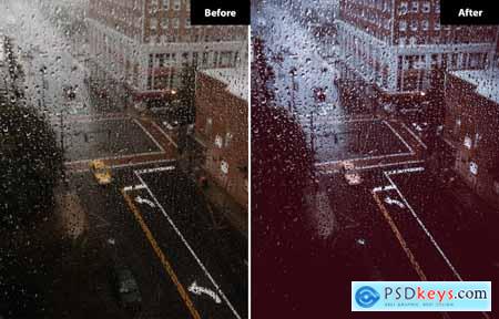 6 Black Rain Lightroom and Photoshop Presets