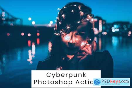 Cyberpunk Photoshop Action