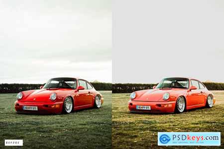 12 Automotive Premium Lightroom Presets