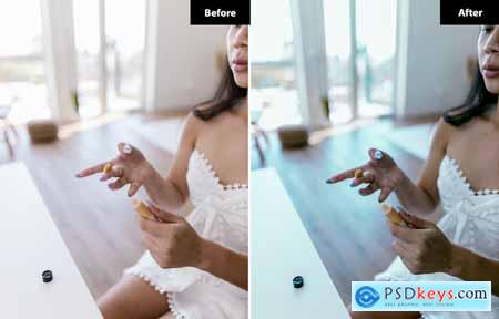 6 White Skin Lightroom and Photoshop Presets