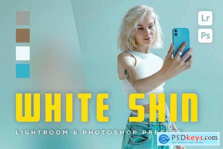 6 White Skin Lightroom and Photoshop Presets
